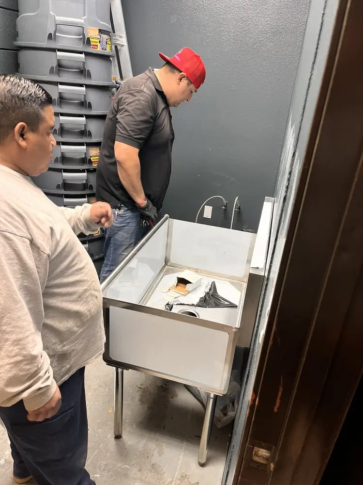 Commercial plumbing and sink installation in Mill River
